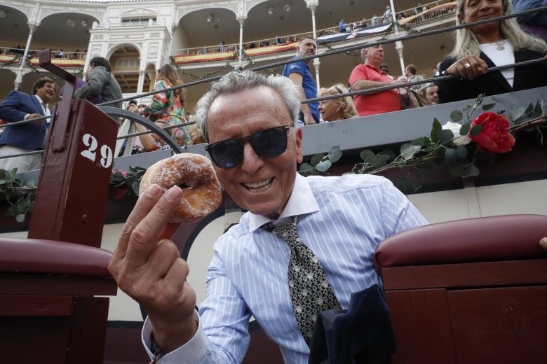 Jose Ortega Cano attending the last bullfight of the autumn fair. In Madrid on Monday, October 12, 2026