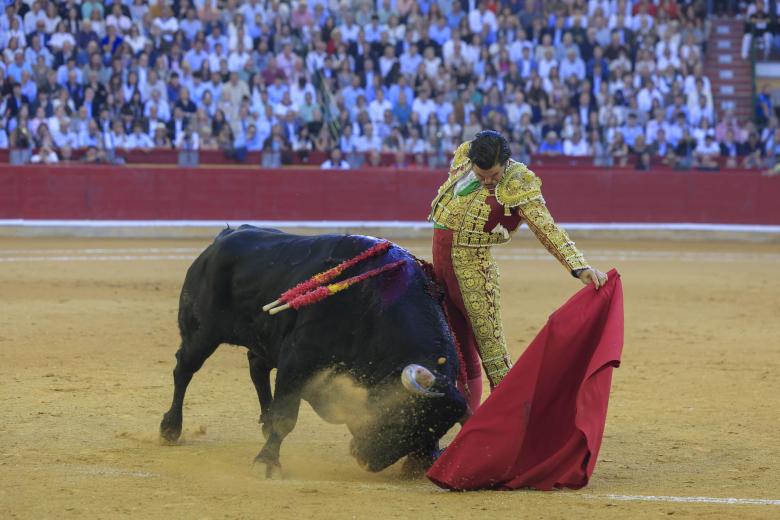 Morante de la Puebla, este viernes en la plaza de toros de Zaragoza