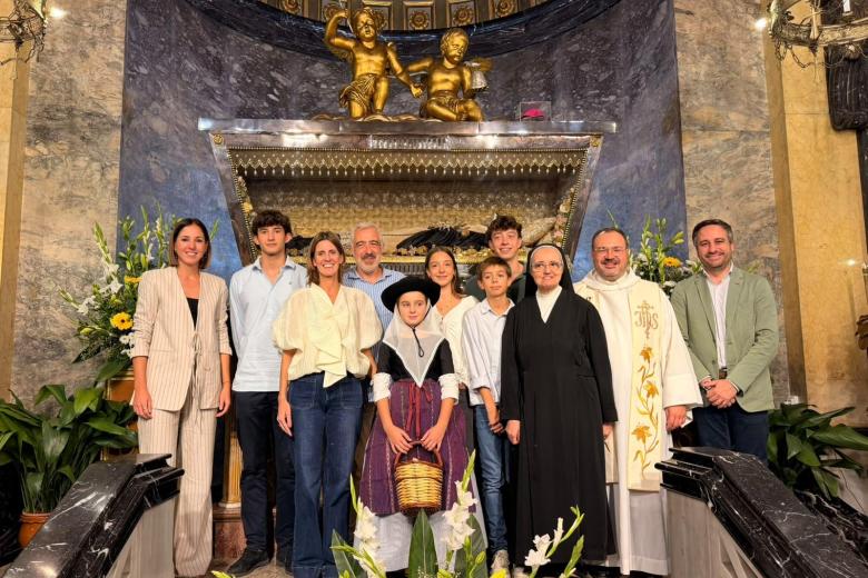 Emma Martínez González representante de santa Catalina Tomás en la cabalgata de este año