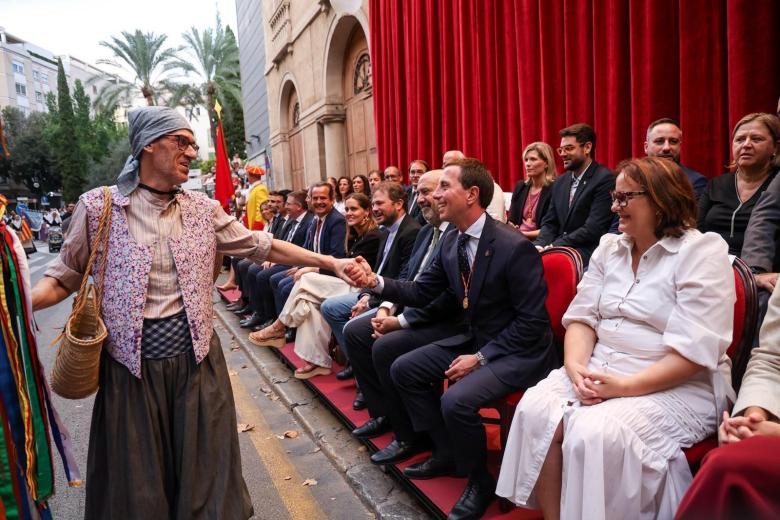 Autoridades en la cabalgata