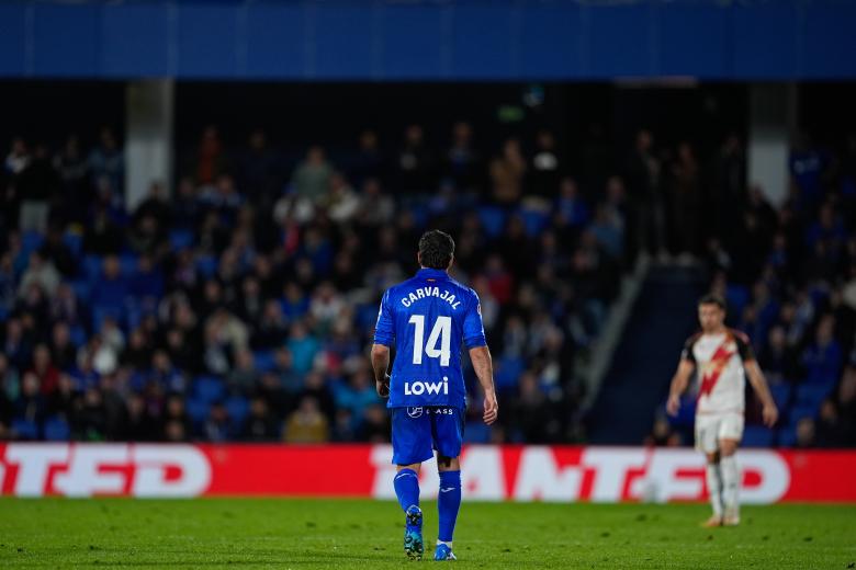 Daniel Carvajal of Getafe CF in action during the Spanish League, LaLiga EA Sports, football match between Getafe CF and Rayo Vallecano at Coliseum de Getafe stadium on October 19, 2026, in Getafe, Spain.

Dennis Agyeman / AFP7 / Europa Press
19/10/2026 ONLY FOR USE IN SPAIN