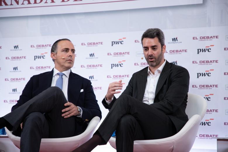 Vicente Taroncher, socio director de Momentum y Francisco Díaz Pozo, director de Inversiones Inmobiliarias de Barings