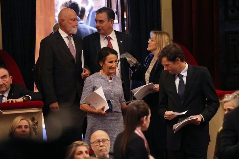 Paloma Rocasolano durante la entrega de los Premios Princesa de Asturias 2026 en el Teatro Campoamor, a 23 de octubre de 2026, en Oviedo (España). La ceremonia de entrega de los Premios Princesa de Asturias es la principal actividad que desarrolla la Fundación Princesa de Asturias, una institución privada sin ánimo de lucro, cuyos objetivos son contribuir a la exaltación y promoción de cuantos valores científicos, culturales y humanísticos son patrimonio universal y consolidar los vínculos existentes entre el Principado de Asturias y el título que tradicionalmente ostentan los herederos de la Corona de España.

Raúl Terrel / Europa Press
FAMOSOS;PREMIOS PRINCESA DE ASTURIAS;REALEZA;FAMILIA REAL;PREMIADOS
23/10/2026