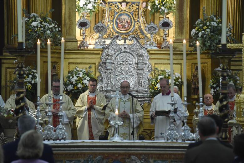 Misa en el Juramento de San Rafael y vuelta del triunfo restaurado al Alpargate