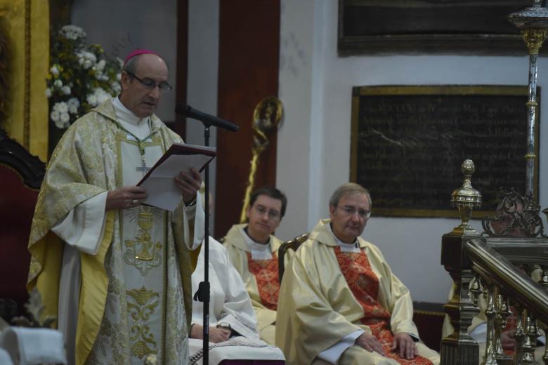 Misa en el Juramento de San Rafael y vuelta del triunfo restaurado al Alpargate
