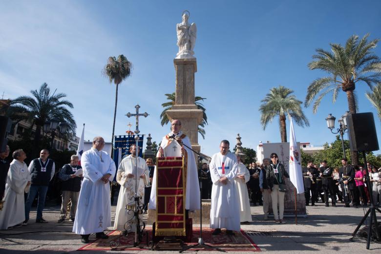 Misa en el Juramento de San Rafael y vuelta del triunfo restaurado al Alpargate