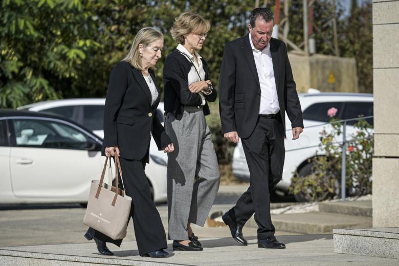 Ana Pastor during Fatima Banez wake in Huelva on Friday, 30 October 2026.