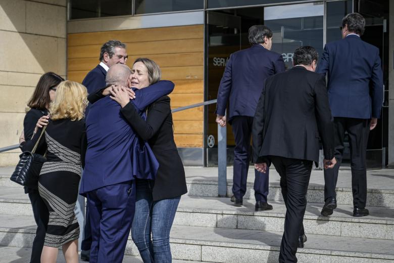 during burial of Fatima Bañez in Huelva on Friday, 30 October 2026.