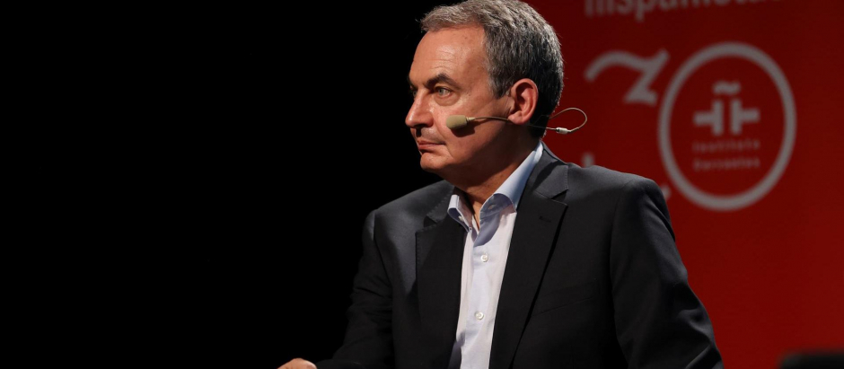 José Luis Rodríguez Zapatero en la presentación de su libro