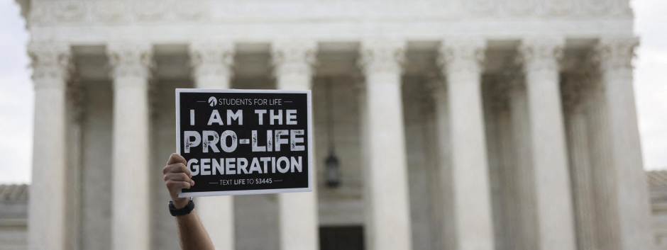 Manifestaciones provida fuera de la Corte Suprema en Washington, DC