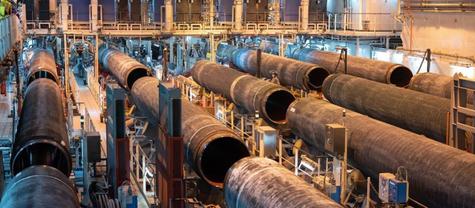 Tuberías del gaseoducto Nord Stream 2