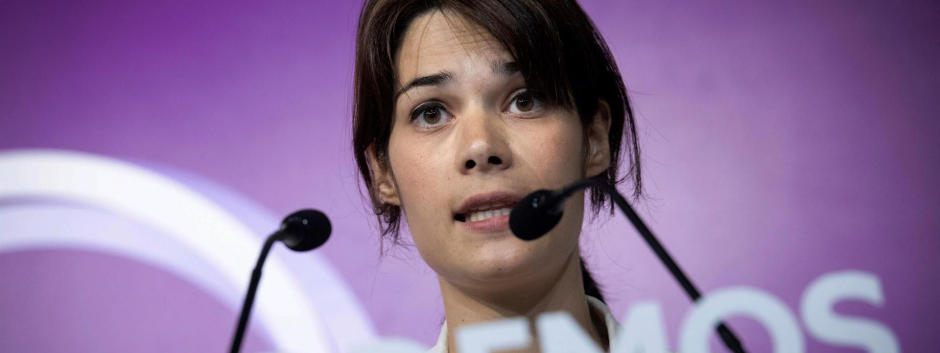 La portavoz de Unidas Podemos, Isa Serra