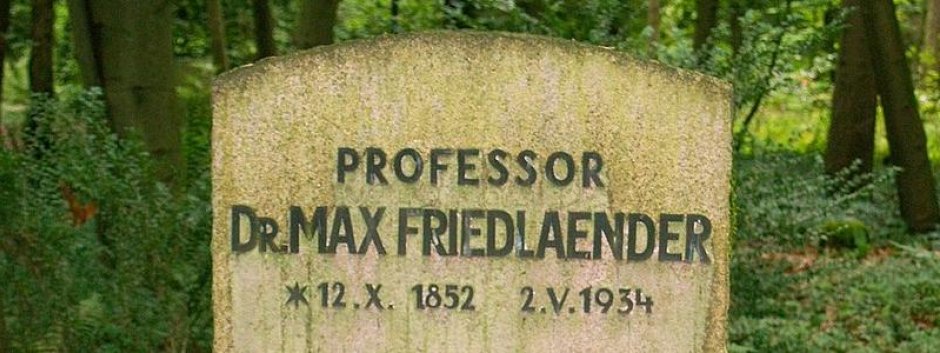 Tumba de Max Friedlaender