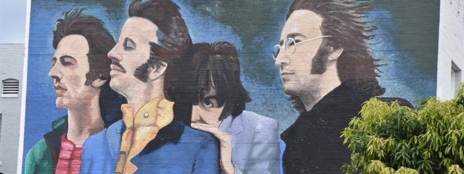 Mural de los Beatles en Hollywood