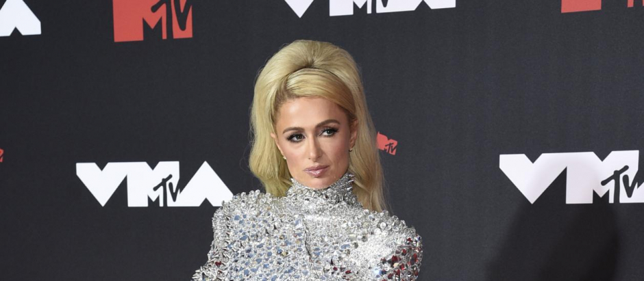 Paris Hilton at the MTV Video Music Awards at Barclays Center on Sunday, Sept. 12, 2021, in New York.