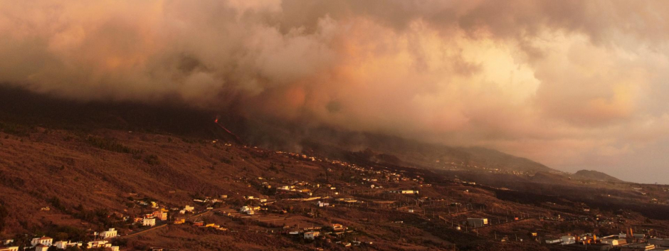 Erupción del volcán de Cumbre Vieja en La Palma, en El Paso