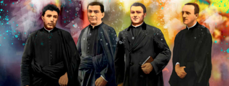 Francisco Cástor Sojo López, Millán Garde Serrano, Manuel Galcerá Videllet y Aquilino Pastor Cambero