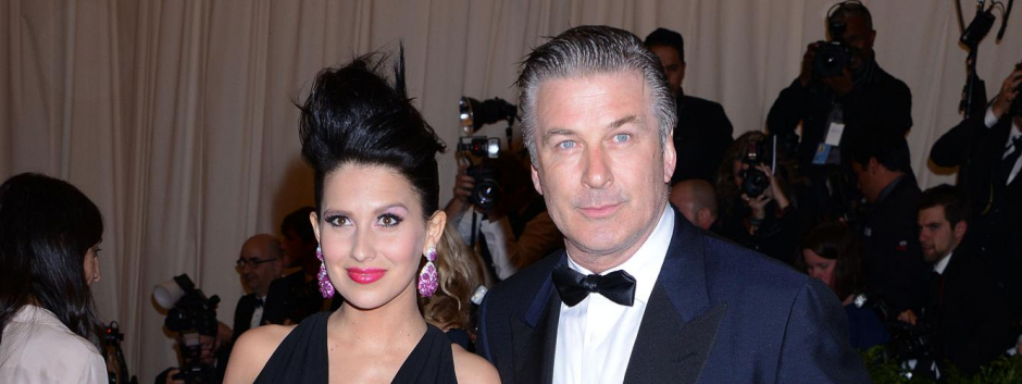 Actor Alec Baldwin and Hilaria Thomas attending The Metropolitan Museum of Art's Costume Institute celebrating "PUNK: Chaos to Couture" on Monday May 6, 2013 in New York.
