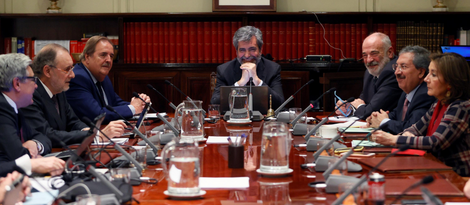 Reunión del Consejo General del Poder Judicial, en una imagen de archivo