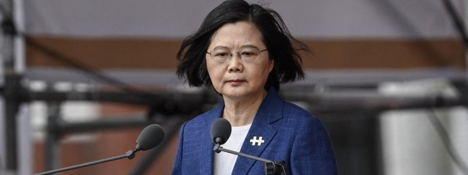 La presidenta de Taiwán Tsai Ing-wen