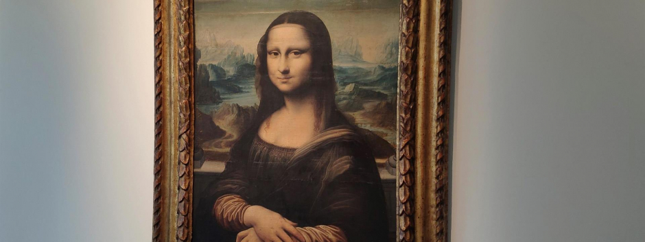 Réplica de la Mona Lisa expuesta en Bruselas
