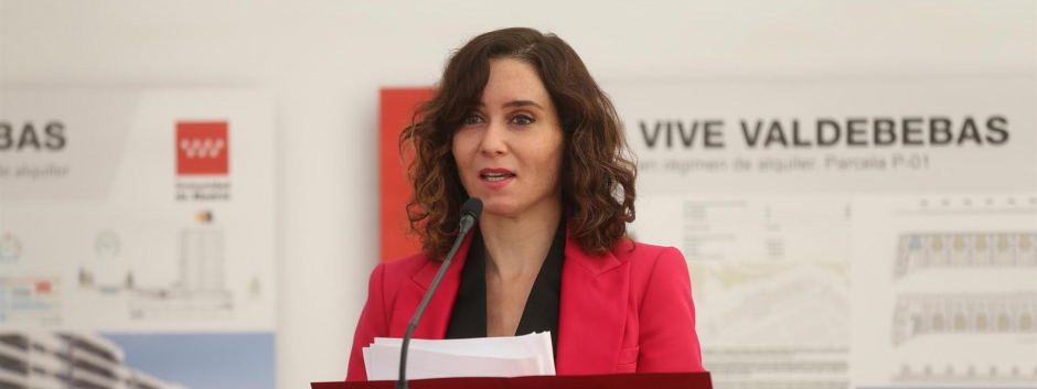 La presidenta de Madrid, Isabel Díaz Ayuso