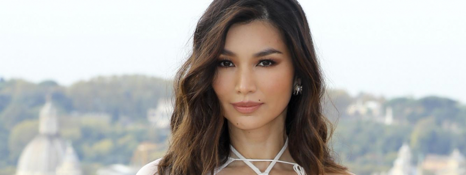 Actress Gemma Chan at photocall Eternals in Rome