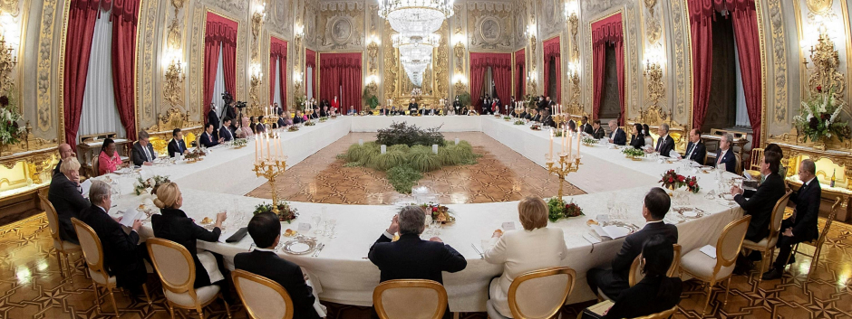 Cena oficial del G-20 en Roma