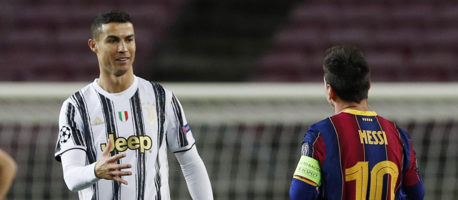 Messi no sigue con el PSG el ritmo goleador de Cristiano Ronaldo en el Manchester United