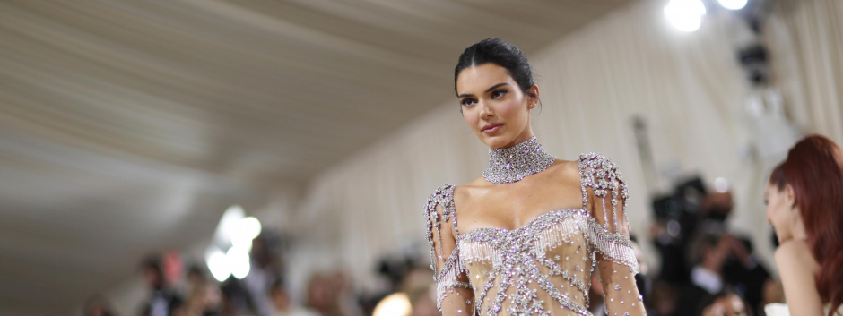 Model Kendall Jenner attends The Metropolitan Museum of Art's Costume Institute benefit gala celebrating the opening of the "In America: A Lexicon of Fashion" exhibition on Monday, Sept. 13, 2021, in New York.
