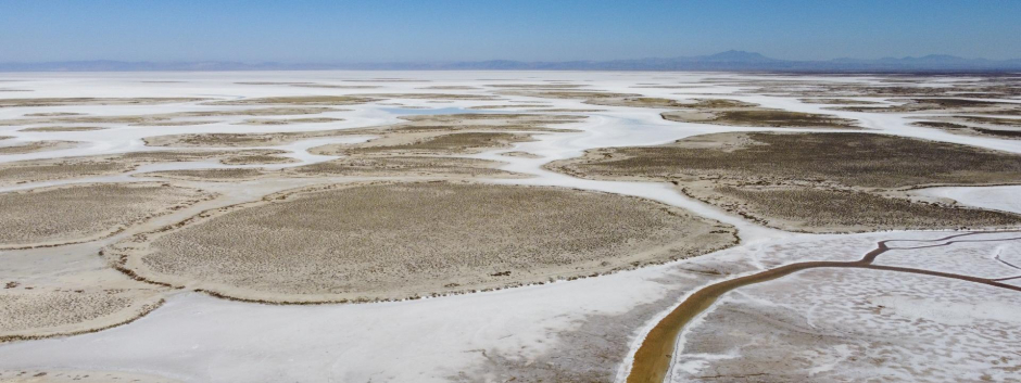 Un lago afectado por una sequía en Turquía