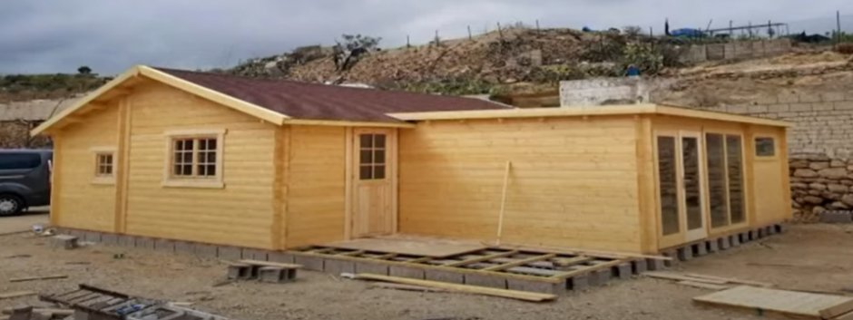 Casa prefabricada donada a La Palma