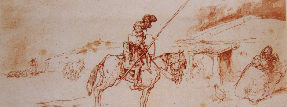 Ilustración de Don Quijote de la Mancha por Ricardo Marín