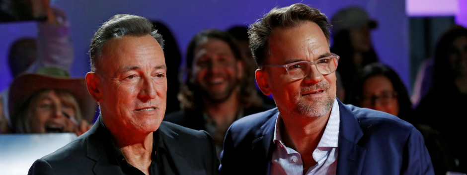 Singer Bruce Springsteen and director Thom Zimny arrive for the world premiere of "Western Stars" at the Toronto International Film Festival (TIFF) in Toronto, Ontario, Canada, September 12, 2019.   *** Local Caption *** .