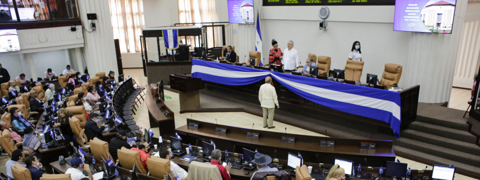 Panorámica del parlamento nicaragüense