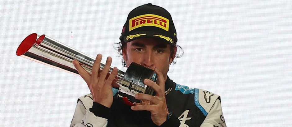 Hacía siete años que no subía al podio el piloto asturiano de 40 años