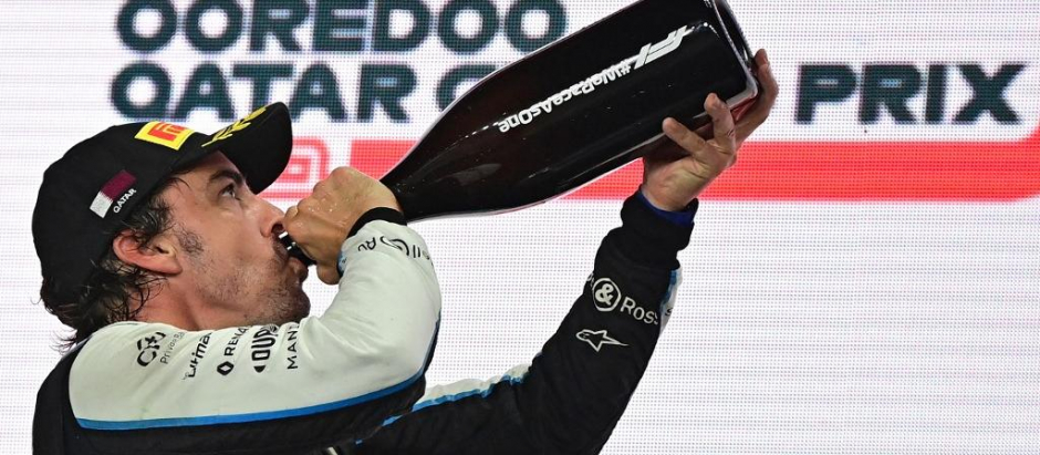 El piloto de Alpine, Fernando Alonso, ha vuelto a un podio siete años en el GP de Qatar