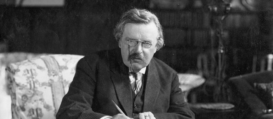El escritor británico G. K. Chesterton