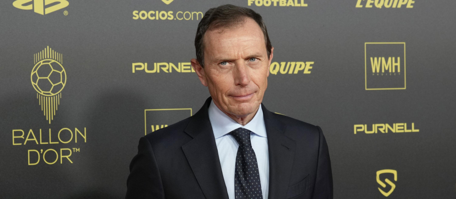 Former soccerplayer Emilio Butragueno during the 65th Ballon d'Or ceremony at Theatre du Chatelet, in Paris, Monday, Nov. 29, 2021