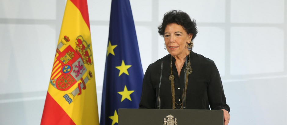 Isabel Celaá en su etapa como ministra