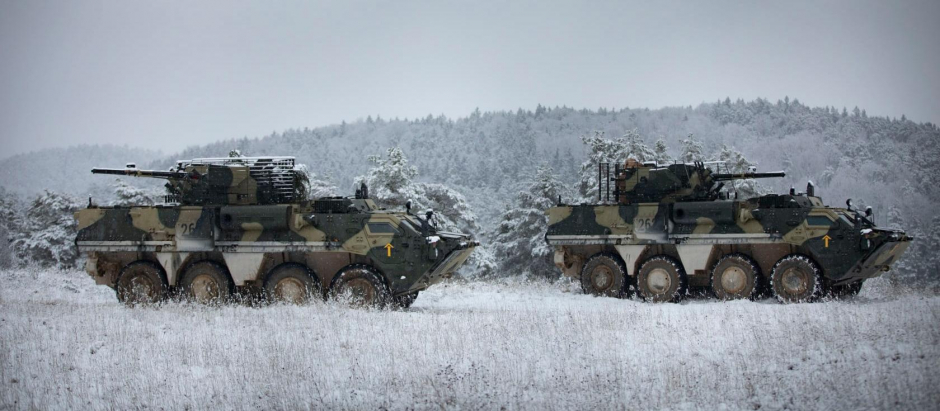 Tanques ucranianos en las proximidades de la frontera con Rusia