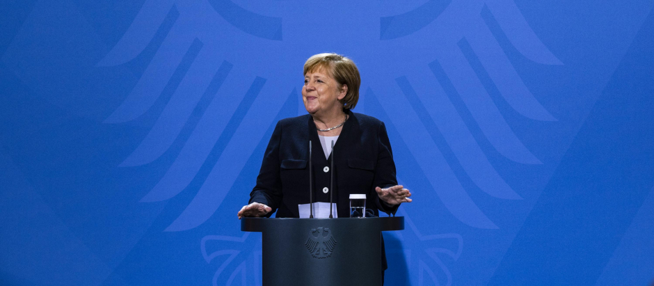 La ex canciller Angela Merkel, imagen de archivo