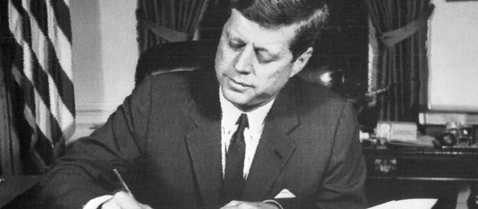 John F. Kennedy, presidente americano de 1961 a 1963