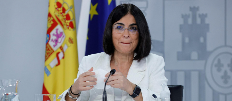 La ministra de Sanidad, Carolina Darías