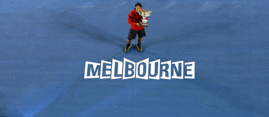 Rafa Nadal tan solo ha ganado una vez el Open de Australia. Fue en 2009