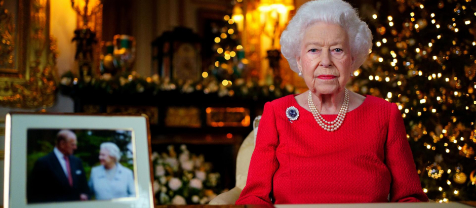 La Reina Isabel II, en una imagen del discurso que se emitirá el próximo sábado 25 de diciembre