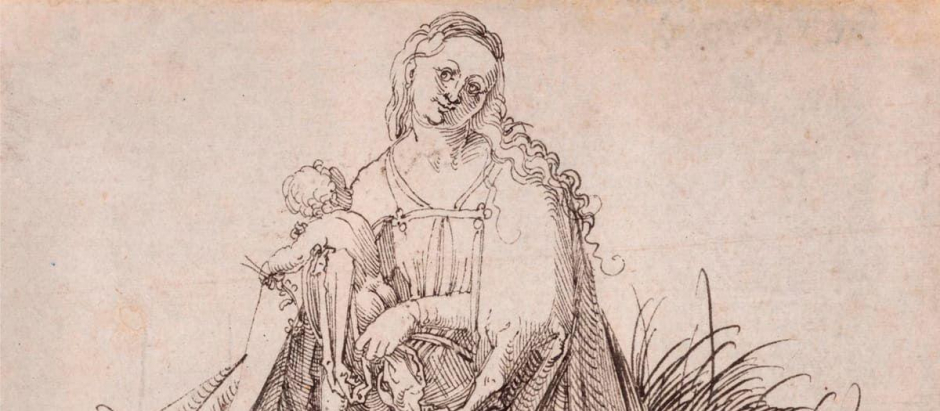 'La Virgen y el niño en un banco de hierba', el dibujo que podría ser un originar de Alberto Durero