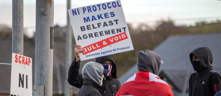 "El Protocolo Irlandés nulifica el tratado del Viernes Santo", revindica un activista unionista irlandés