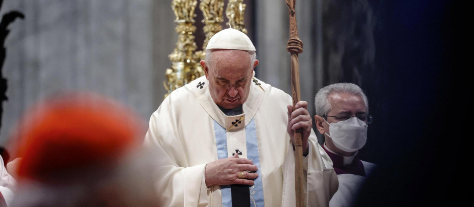 El Papa Francisco en la misa de Año Nuevo
