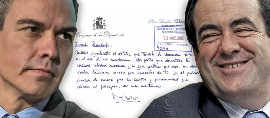 La carta de Sánchez que Bono ha hecho pública 11 años después